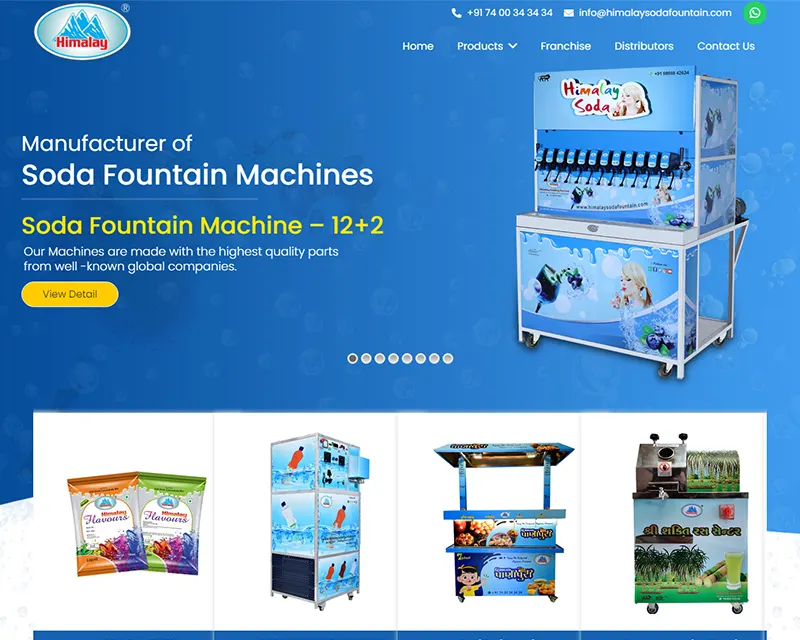 Himalay Soda Fountain Website design agency Web design services Professional website design Custom website design Responsive web design Creative web design UX/UI design services Ecommerce website design Small business web design Corporate website design Mobile-friendly website design WordPress website design Graphic design for websites SEO-friendly web design Affordable website design