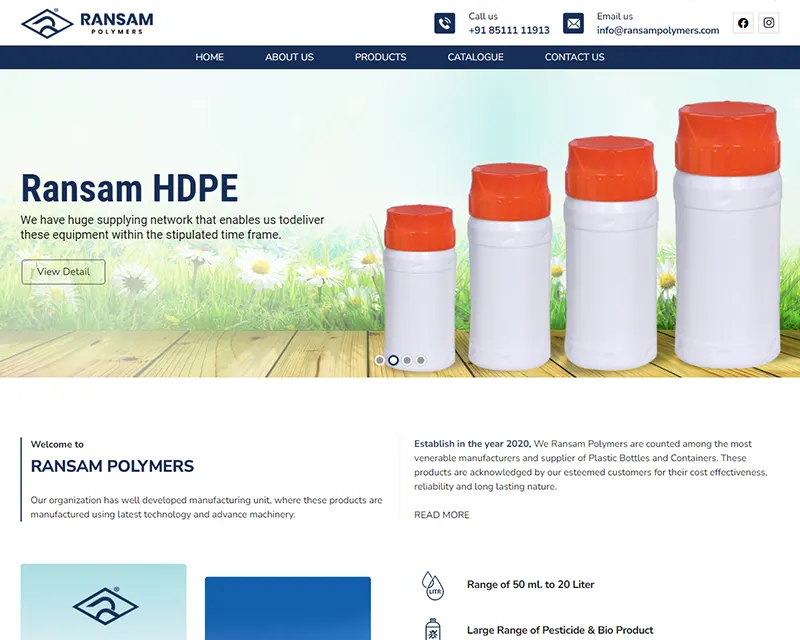 Ransam Polymers Website design agency Web design services Professional website design Custom website design Responsive web design Creative web design UX/UI design services Ecommerce website design Small business web design Corporate website design Mobile-friendly website design WordPress website design Graphic design for websites SEO-friendly web design Affordable website design