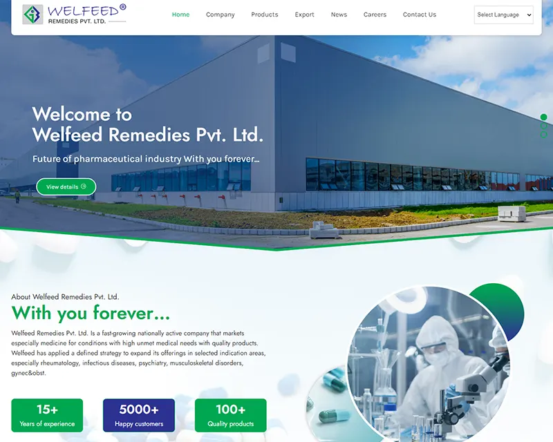 Welfeed Remedies Pvt. Ltd. Website design agency Web design services Professional website design Custom website design Responsive web design Creative web design UX/UI design services Ecommerce website design Small business web design Corporate website design Mobile-friendly website design WordPress website design Graphic design for websites SEO-friendly web design Affordable website design